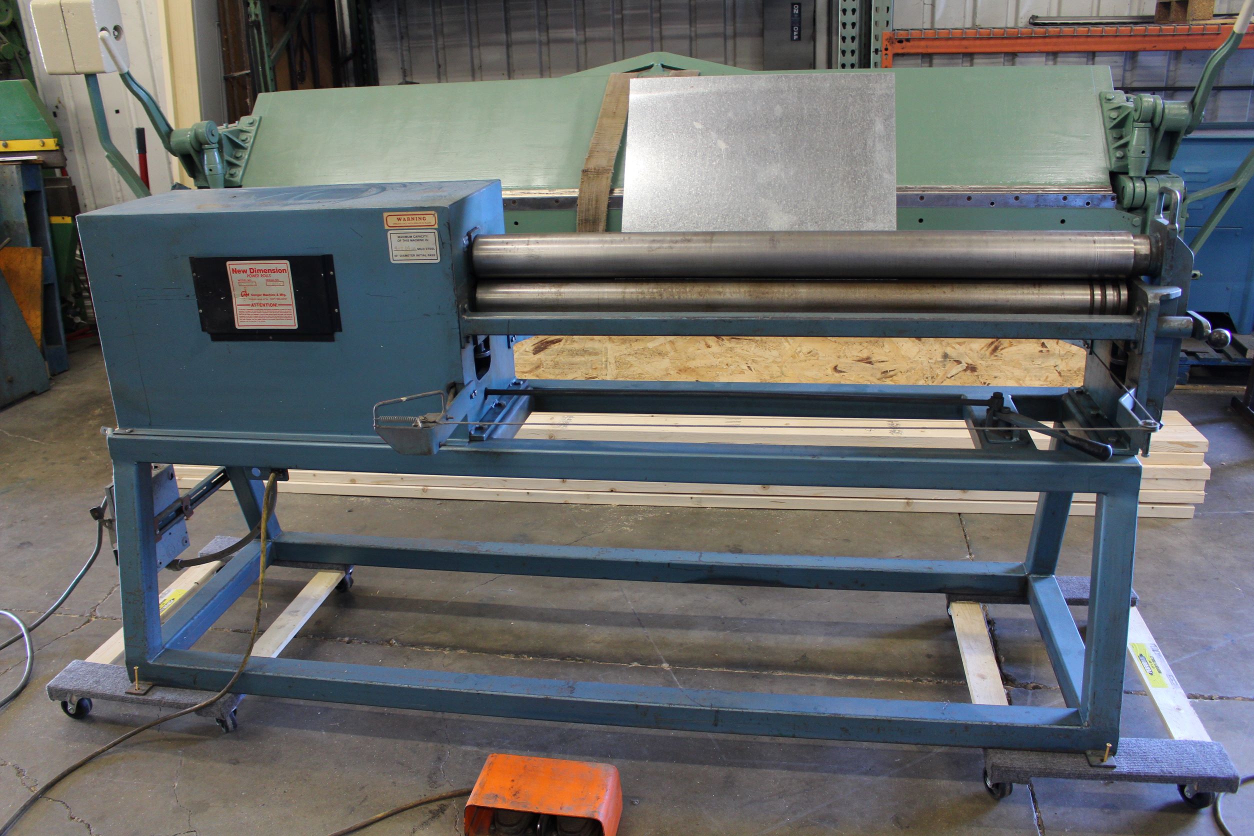 used sheet metal rollers